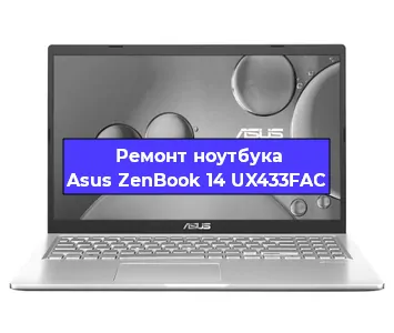 Чистка от пыли и замена термопасты на ноутбуке Asus ZenBook 14 UX433FAC в Москве